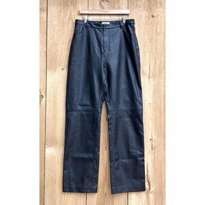 House of CB Black Faux Leather Pants Sz XL